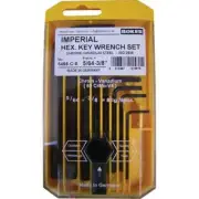 BOKER 8-Pce Imperial HEX KEY SET Chrome Vanadium NOS