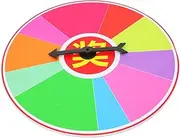 HONMEET Prize Wheel Small Turntable Game Props Draw Game Hanging Turntable Prop