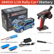 WLtoys 284010 RC Vehicle Drift Car 1/28 2.4GHz 30KM/H High Speed RTR 3 Battery