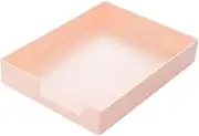 Angoily 1Pc Versatile Storage Box Multi Functional File Organizer Pen Storage Case for Home Office Stylish Pink Design Efficient Document