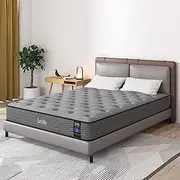 [Duchess] Queen Mattress Firm-Rated 8.0 Pocket Springs Tight Top Hybrid Mattress with Gel Memory Foam Mattress High Density Foam Layer