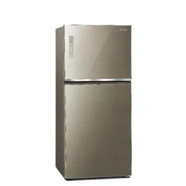 ［Panasonic 國際牌］650公升 雙門無邊框玻璃系列冰箱-曜石棕/翡翠金 NR-B651TG
