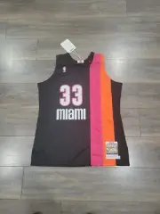 NEW AUTHENTIC VINTAGE ALONZO MOURNING HEAT JERSEY 48 XL MITCHELL NESS ALTERNATE