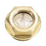 Oil Sight Glass M24x1.5mm Male Threaded Brass Air Compressor Fittings w O Ring