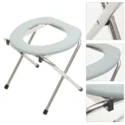Portable Commode for Adults Folding Toilet Transportation Stool