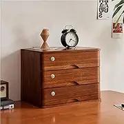Portable Storage Wooden Desktop Storage Box with Lockable Drawers nize Your Desk with File Cabinet nizers Available in 1/2/3/4 Tiers Ideal for Home or Office Use