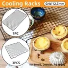 Baking Cake Cooling Rack Non-Stick Rectangle Mesh Drying Rack for Kitchen Use