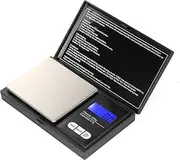 Portable Digital Scale 1000g/0.1g High Precision Gold Scale Jewelry Scale with 7 Units Mini Pocket Electronic Scale with Backlight Digital Milligram Scale Powder Scale