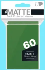 Ultra Pro 60 Small Green PRO-MATTE Deck Protector Gaming Card Sleeves Vanguard