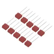 15Pcs DIP Mounted Miniature Square Slow Blow Micro Fuse, 1A 250V, Red