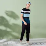 NAUTICA男裝 美式休閒彈性長褲-黑色