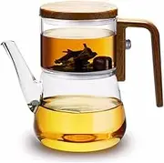New Magnetic Suction Floaty Cup Teapot New Heat-Resistant Glass Magnetic Water Set Tea Bomb Tea Cup Separation