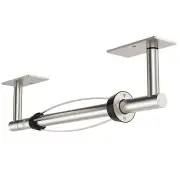 Paper Towel Holder Under Cabinet Square, Single Hand Operable Roll Holder wit...