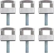 Hard Top Quick Removal Fastener Thumb Screw Ds Billet Aluminum for JK JLU JT 2dr Unlimited 4dr 2007-2018 Convenient Mounting Solution (Silver)