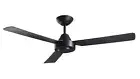 Ceiling Fan With Wall Switch Ventilator Without Light Calypso Black 122 CM