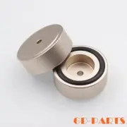44x16mm Aluminum AMP Speaker Turntable DAC CD Isolation Feet Stand Pad Cone Gold