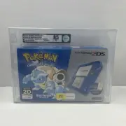 VGA GRADED 85 NM+ Pokemon Blue Version Nintendo 2DS Console AUS PAL - BRAND NEW