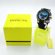 INVICTA Chronograph Calendar Steel Black COALITION FORCES X-WING 43855 New
