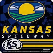 Rico Industries NASCAR Racing Kansas Speedway Shape Cut Pennant - Home and Living Room Décor - Soft Felt EZ to Hang