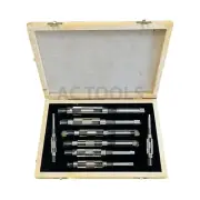 New Adjustable Hand Reamer 8 Pcs Size H4 To H11 15/32" To 1.1/16" AU ACTOOLS