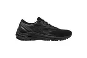Mizuno | Womens Wave Equate 7 Supportive Arch Running Shoes (Black/Metallic Grey)