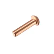 50 Pcs 5/32" x 5/8" Round Head Copper Solid Rivets Fasteners
