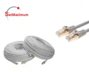 Cat7 S/FTP Ethernet Patch Cord High Speed LAN Network Cable Gray 25ft -200ft LOT