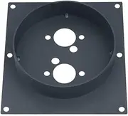 NTKLKVSVFP Black Installation Iron Plate Parking Heater Universal Protection Fixed Installation Bracket Flat Plate with Ring Accessories(Depth 4cm)