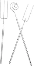 BESTYASH 1Set Stainless Steel Chocolate Dipping Fork Versatile Fondue Tools with Two Pronged Spiral and Three Pronged Forks for Chocolate Cheese and Hot Pot Dishwasher Safe