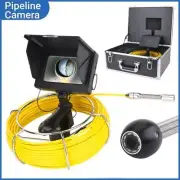 Sewer Camera Endoscope Pipe Inspection Camera HD Drain 5 In LCD Color Monitor