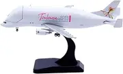 Pre-Built Model Aircraft 14CM 1/400 Aircraft Model Kit for Super Beluga A300-600ST F-GSTF Large Scale Diecast Airplane Model Miniature Airplane Model