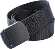 [LIFKOME] Nylon Waistband Outdoor Nylon Belt Outdoor Belt Nylon Buckle Belt Black