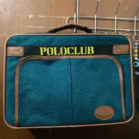 在飛比找蝦皮購物優惠-POLO club手提箱 公事包綠格紋