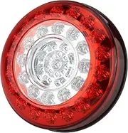 45 Led Trailer Lights Led Stop Tail Indicator 4Wd Camper Tail Light 12V Caravan Red-Amber 2-Pack Bundle
