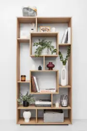 Malaga Display Shelf - Natural Oak