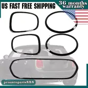 A Set HeadLight Tail Light Trim Grille Frame For 14-21 Mini Cooper F55 F56 F57 (for: Mini)