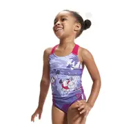 Toddler Girls Printed Crossback One Piece