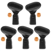 5sets Mic Stand Mic Clip Holder Mic Stand Quick- Release Mic Stand