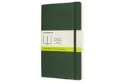 Moleskine Classic Plain Soft Cover Notebook Office Student Journal L Myrtle GRN