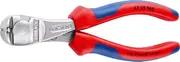 Knipex 67 05 160 High Leverage End Cutting Nipper Chrome Plated with Multi-Component Grips, 160 mm