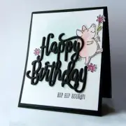 Happy Birthday Metal Cutting Dies Scrapbooking Paper Crafts Embossing Stencils