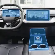 KUNQING Car Interior Piano Board Protection Film TPU Transparent self-Adhesive Film Anti Scratch PPF,for AIWAYS U5 2021-2023