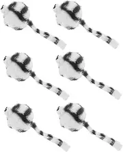 SUPVOX 6 Pack Catnip Mice Toys Soft Plush Kitten Toys for Indoor Cats for Cats