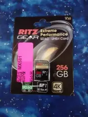 Video Pro SD Card UHS-I 256GB SDXC Memory Card Extreme Performance.