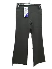 BNWT Girls Sz 4 Grey Stretch Bootleg LW Reid Brand School Uniform Long Pants