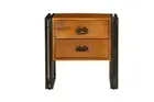 Astra 2 Drawer Side Table With Storage