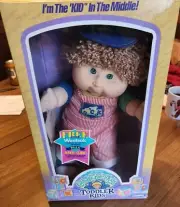 Vintage Cabbage Patch Toddler Boy Sticking Out Tongue Weebok Shoes / Box READ