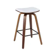 Bronze Bar Stool White