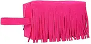 Closet Organizer Toiletry Storage Bag Travel Kits Organizer Bags Tassel Handbag Makeup Bag Cosmetic Bag Storage Organiser (Color : Rose)