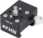 Nitze Quick Release NATO Clamp, with 1/4" Screws and Removable Locating Pins - NF49D
